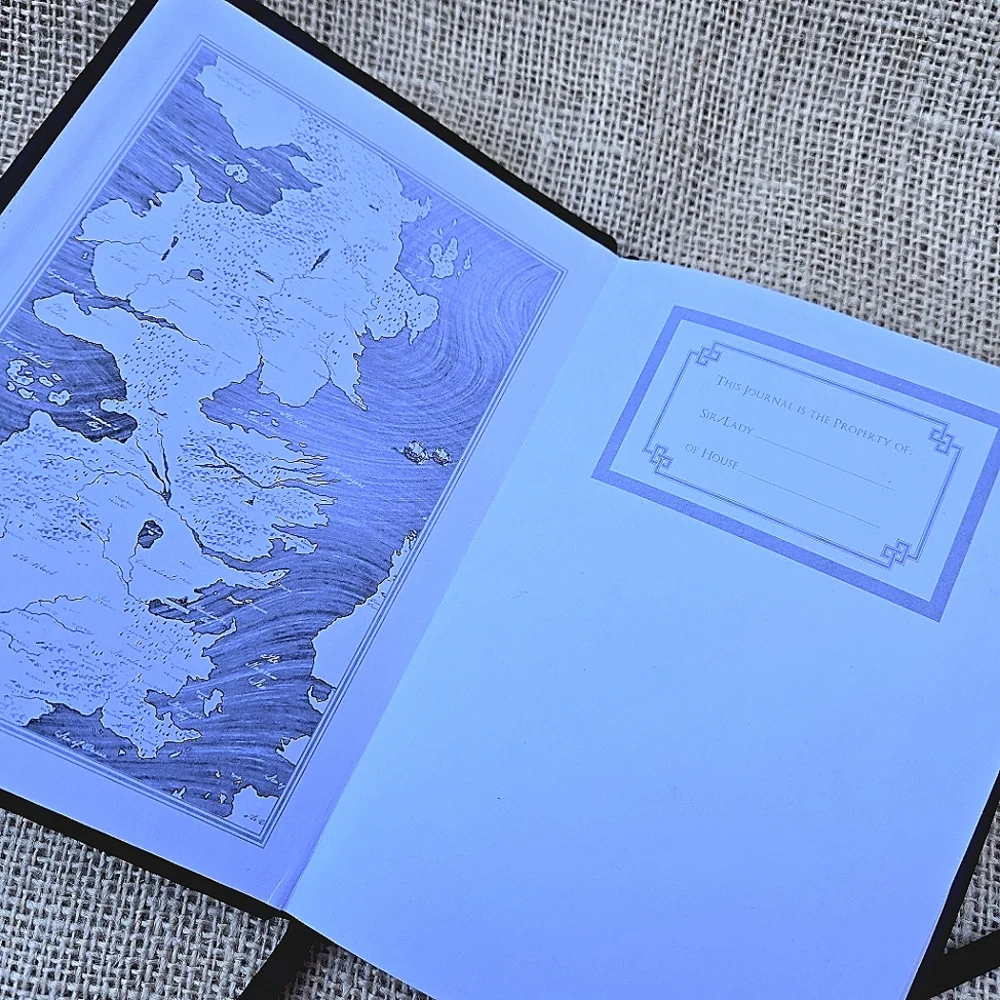 GAME OF THRONES themed blank pages writing journal